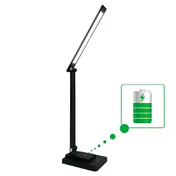 Настільна LED лампа акумуляторна Євросвітло Ridy-10-2-PWR 10 Вт чорна (000058310) - мініатюра 2