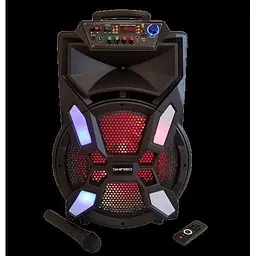 Акумуляторна акустична система Kimiso QS-A1505 колонка валіза 150Вт USB SD FM радіо Bluetooth мікрофон ДК (QS-A1505) - мініатюра 2