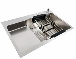 Кухонна мийка Platinum HANDMADE 78*50С R (SP000041296) - мініатюра 5