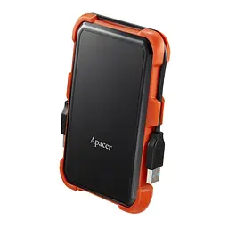 Портативний жорсткий диск Apacer 2TB USB 3.1 AC630 IP55 Black/Orange - мініатюра 3