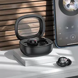 Навушники Hoco EW65 Shadow true wireless sleep BT headset, BT5.3, 30mAh, 500mAh, 4h, black - мініатюра 4