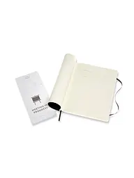 Записник Недатований Moleskine PRO великий, Чорний М'який (PROPFNTB4SBK) - мініатюра 3