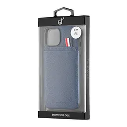 Чохол Jinduka Leather Pocket iPhone 14 Blue - мініатюра 2