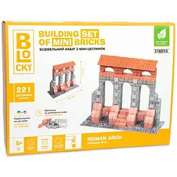 Будівельний набір STRATEG для творчості з міні-цеглинок BLOCKY "Римська Арка" 31018
