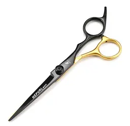 Набор парикмахерских ножниц и инструментов для Barbershop 7ел gold/black - мініатюра 2