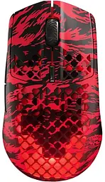 Миша бездротова ігрова SteelSeries Aerox 3 Wireless Faze Clan Edition (62605) 18000dpi чорно червона