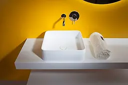 Раковина Volle Solid surface 40x40 13-40-210, Білий