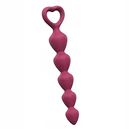 Анальний ланцюжок Love To Love Bing Bang M Plum Star 18.5 см (бордовий) - мініатюра 6