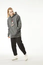 Толстовка чоловіча Picture Organic Chuchie Plush Hoody XL Сірий - мініатюра 4