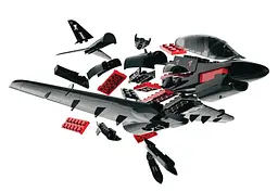 Конструктор Airfix літак BAe Hawk Quickbuild чорний J6003 - мініатюра 5