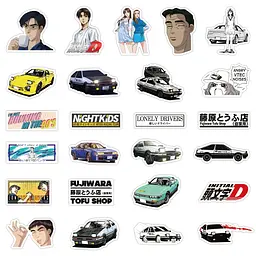 Стікерпак GeekLand Initial D 50 штук - мініатюра 4