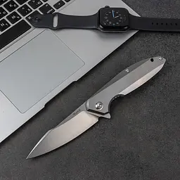 Ніж складаний туристичний Ruike P128-SF, (9.3 см) 14C28N / 3cr14n сірий - миниатюра 14