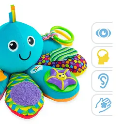М'яка іграшка Lamaze Восьминіг з прорізувачем (L27206) - мініатюра 3
