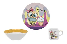 Дитячий набір SWEET OWL 3 предмета LIMITED EDITION kuh0016302