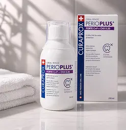 Ополіскувач для ротової порожнини Curaprox Perio Plus Forte CHX (0,2% хлоргексидин) 200 мл