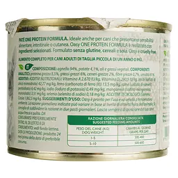 Вологий корм для дорослих собак малих порід Oasy One Protein Adult Small Mini ягня 200 г - мініатюра 4