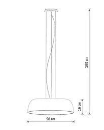 Підвісний світильник, люстра Nowodvorski 11230 Satellite M E27 7x25W IP20 Чорний - мініатюра 8