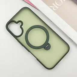 Чохол Ummi Colorful with MagSafe HQ Ring для Apple iPhone 16 (6.1) Green - мініатюра 2