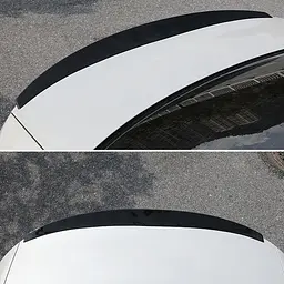 Спойлер багажника універсальний TPU 120 см ARC-Type / 3М скотч / Чорний глянець