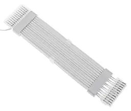 Кабель для ПК Qube RGB 24 pin Female to Male, White - мініатюра 2
