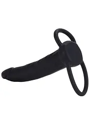 Насадка на пеніс Calexotics Dual Penetrator, 14 см (чорний) - мініатюра 2