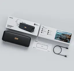 Портативна акустика Mlove S203 IPX7 Waterproof чорна - мініатюра 2
