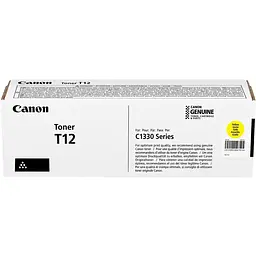 Картридж Canon T12 i-SENSYS XC1333 Series 5400 стор. Yellow teh0015640