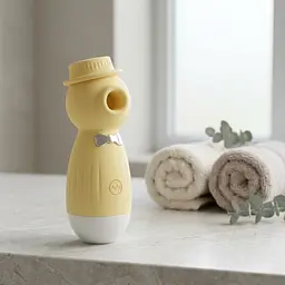 Вібратор вакуумний кліторальний Lilo USB медичний силікон 10,6x3,89 см Жовтий - мініатюра 3