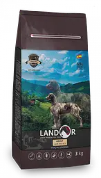 Сухий корм Landor Аdult ALL Вreed LAMB & RICE 15кг для дорослих собак з ягням та рисом