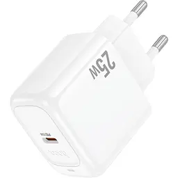 Мережевий зарядний пристрій Hoco CS53A Surplus PD25W White (631488) [170761] - мініатюра 4