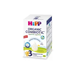 Дитяча суміш HiPP молочна Organic Combiotic 3 з пробіотиками L.fermentum, пребіотиками GOS, Метафоліном для дітей (9062300138785) - мініатюра 2