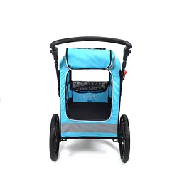 Коляска для домашніх тварин до 35 кг Bestopet Люпосанчик BS-RL-02 Light Blue зі знімним столиком для грумінгу - мініатюра 6