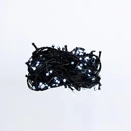 Новорічна гірлянда GarlandoPro 18 м 180 LED чорний провід Біле світло W180LED18MBW - мініатюра 3