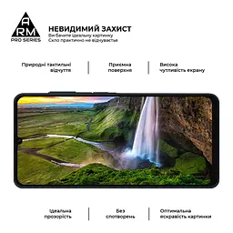 Захисне скло на Samsung Galaxy A26 5G з олеофобним покриттям, Pro, повне проклеювання, антистатичний і пиловідштовхуючий шар, 9H, самоклеючеся, 2.5D, на весь екран, антистатичний клей, ArmorStandart (ARM82212) - мініатюра 4