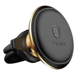 Тримач в машину Baseus Magnetic Air Vent Car Mount With Cable Clip чорний (16105) - мініатюра 8