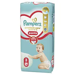 Підгузки-трусики Pampers Premium Care Pants Розмір 3 (6-11 кг) 48 шт. - мініатюра 2