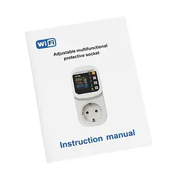 Розумна розетка з реле контролю напруги та струму з Wi-Fi (Tuya) TOMZN TOSVA-16LW EU 16A, моніторинг енергоспоживання, захист від витоку струму (51-00124) - мініатюра 8