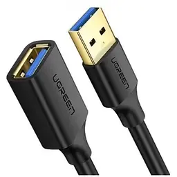 Дата кабель USB 3.0 AM/AF 1.0m US129 black Ugreen (10368)