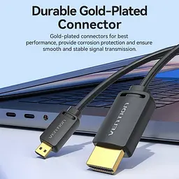 Кабель Vention HDMI-miniHDMI V 2.0 2 м (AGHBH) - мініатюра 4