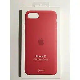 Оригінальний чохол Apple Silicone Case Red для iPhone SE 2/ iPhone 8/ iPhone SE 2022 MN6H3ZM/A - мініатюра 2