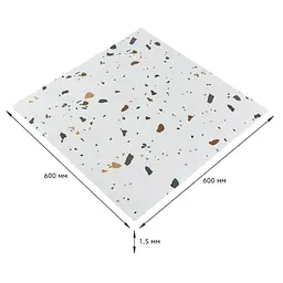 Самоклеюча плитка LVT 600x600x1.5mm (D) SW-00001592 - мініатюра 2