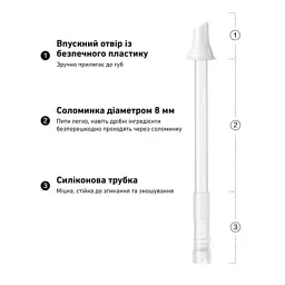 Пляшка для води Buydeem DG78 800 мл Oats White (DG78-OW) - мініатюра 8
