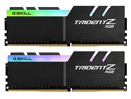 Модуль пам'яті DDR4 32GB (2x16GB) 3200MHz G.Skill Trident Z RGB Black (F4-3200C16D-32GTZR)