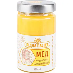 Мед соняшниковий Рідна пасіка натуральний 400 г (941803) - мініатюра 2