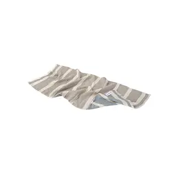 Рушник Lotus Home - Milana muslin beige-lead blue 80x160 - мініатюра 6