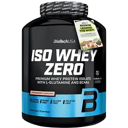 Протеїн BiotechUSA Iso Whey Zero Strawberry 1.816 кг