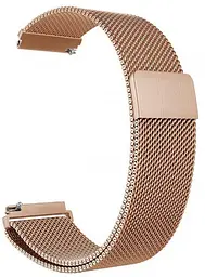 Універсальний ремінець Milanese Design Band для Xiaomi Amazfit Bip 20mm Rose Gold [49156] - мініатюра 2