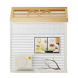 Конструктор-румбокс Кухня Mini House 8005-MH серії "Інтер'єр", зі світлом - мініатюра 6