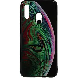 Чехол-накладка Toto Print Glass Space Case Samsung Galaxy A20/A30 Green