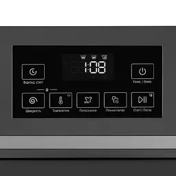 ARDESTO Пральна машина фронтальна Black Mars, 8кг, 1200, А+++, 55см, дисплей, пара, інвертор, сірий - мініатюра 5